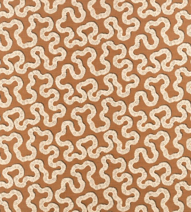 Kezia Fabric by Romo Copper