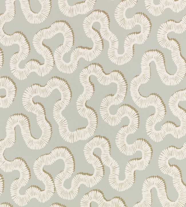 Kezia Wallpaper by Romo Eau de Nil