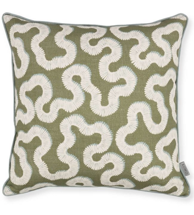 Kezia Cushion 50 x 50cm by Romo Matcha