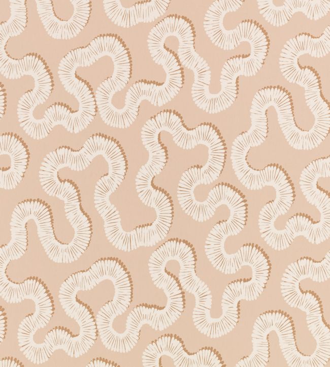 Kezia Wallpaper by Romo Tuscan Pink