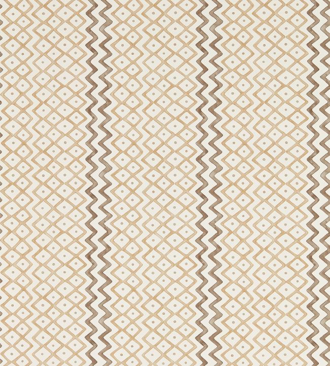 Khes Wallpaper by Sanderson Shiitake/Cocoa