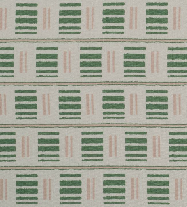 Kiftsgate Fabric by James Hare Pink/Green