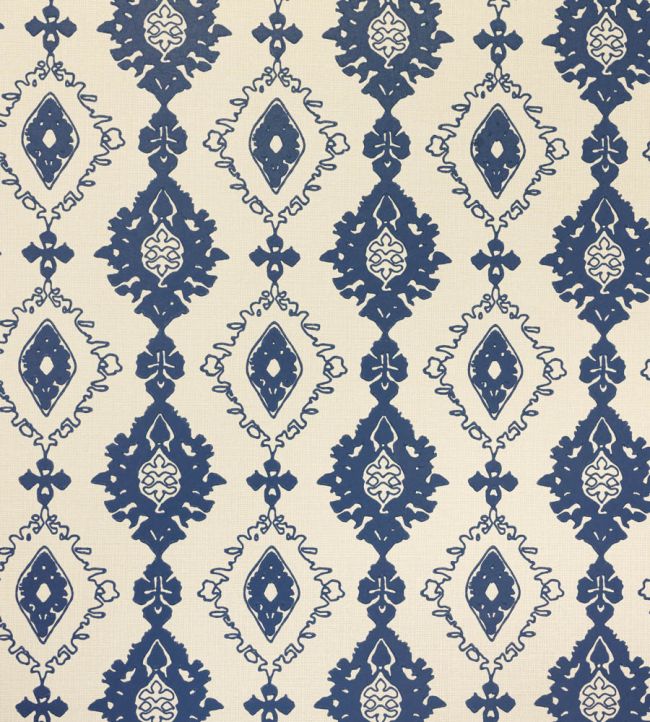 Kilim Wallpaper by Barneby Gates Navy