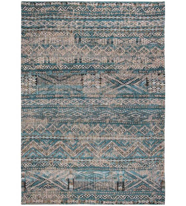 Louis De Poortere Kilim rug Zemmuri Blue 105958 Zemmuri Blue