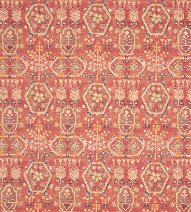 Kilver Fabric by Jane Churchill Red