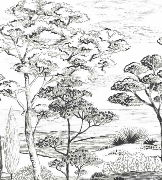 Kimono Fabric by Camengo Ardoise