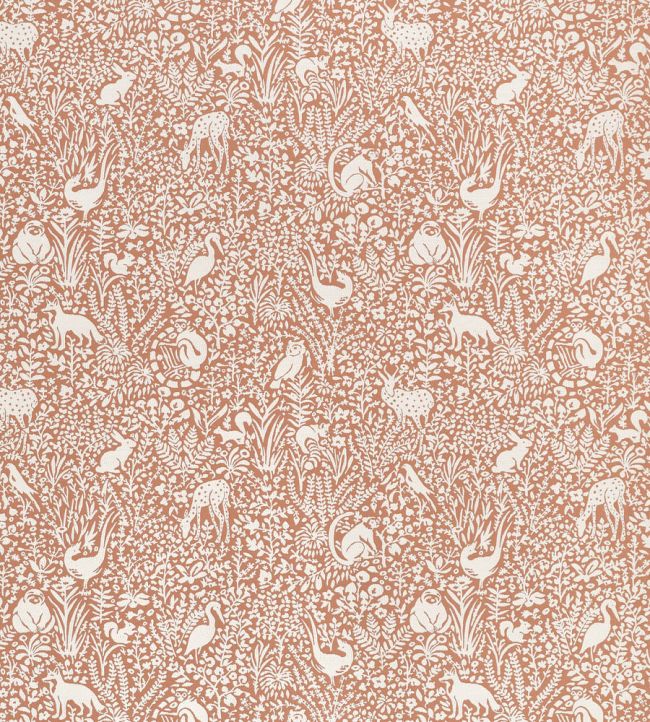Kindred Fabric by Thibaut Terracotta