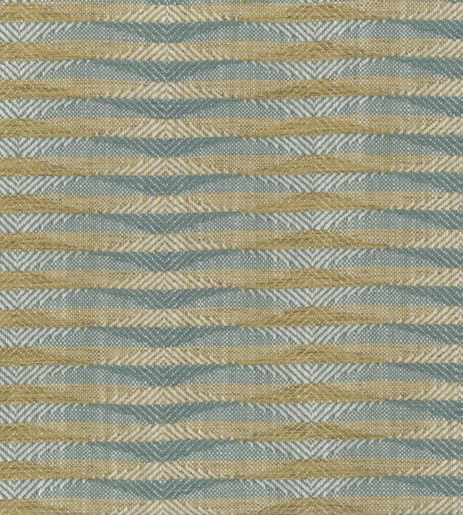 Kingham Fabric by Nina Campbell Aquamarine