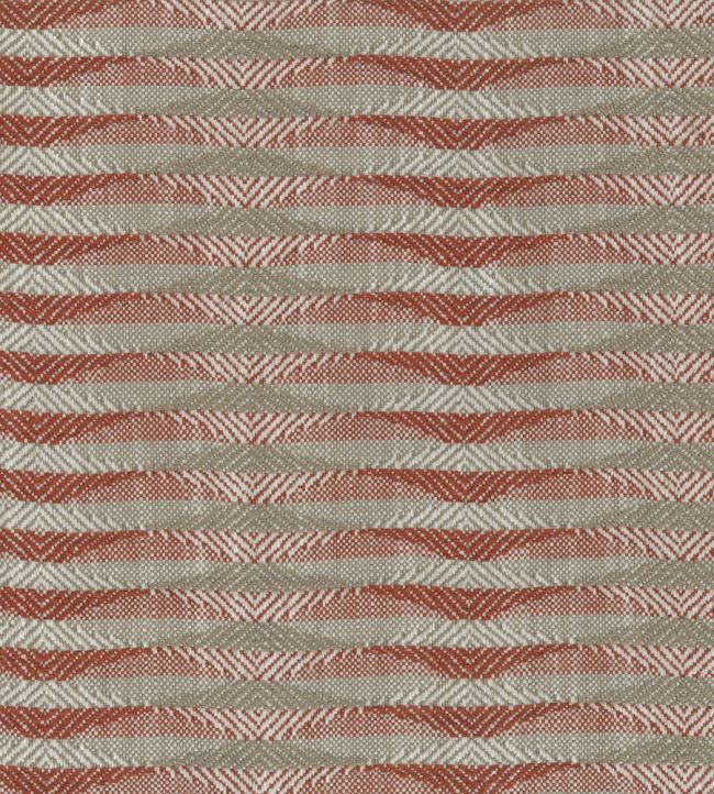Kingham Fabric by Nina Campbell Russet/Taupe
