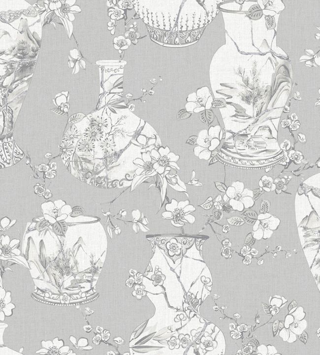 Kintsugi Pot Wallpaper by Jannelli&Volpi Grey