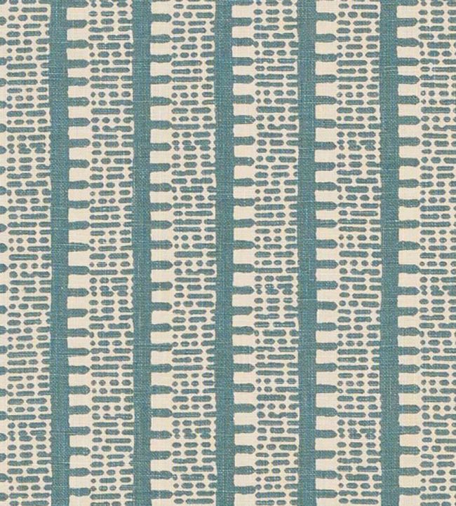Kiosk Fabric by Schumacher Peacock Blue