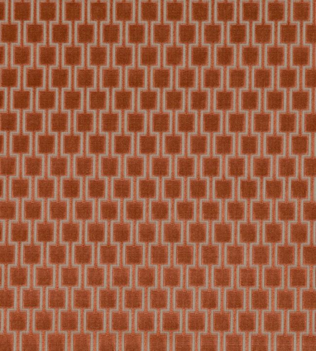 Bakerloo Fabric by Kirkby Design Burnt Orange