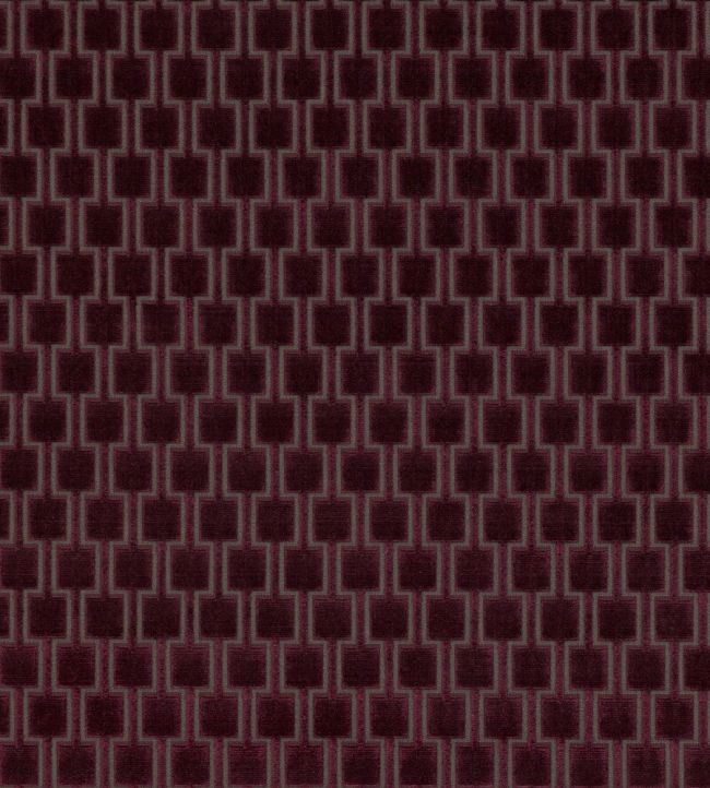 Bakerloo Fabric by Kirkby Design Blackcurrant