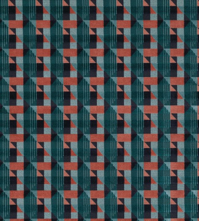 Piccadilly Fabric by Kirkby Design Teal