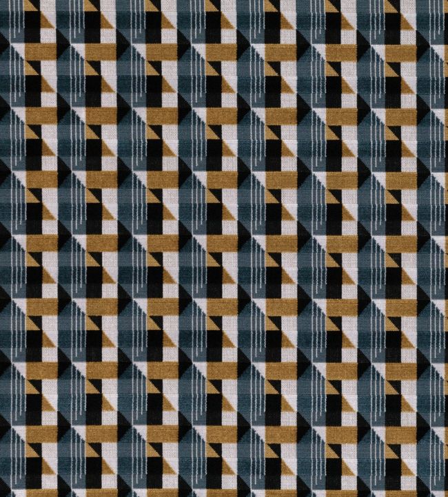 Piccadilly Fabric by Kirkby Design Petrol