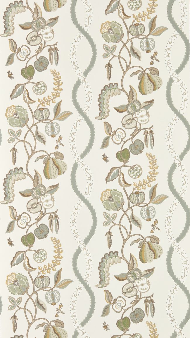 Kitchen Garden Wallpaper by Sanderson Gloucestershire Pear