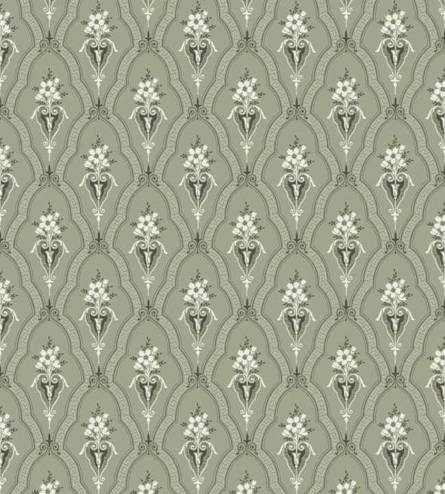 Kladesholmen Wallpaper by Borastapeter Green