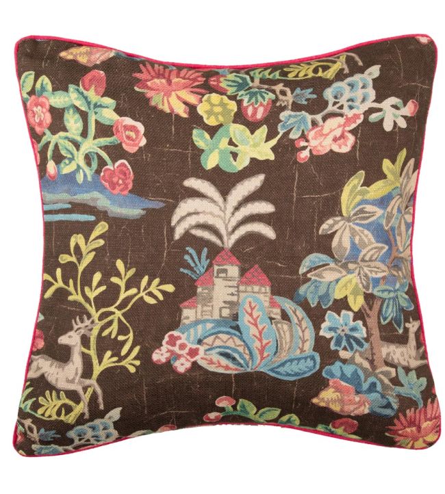 Knight's Tale Texture Cushion 50cm x 50cm by GP & J Baker Cocoa
