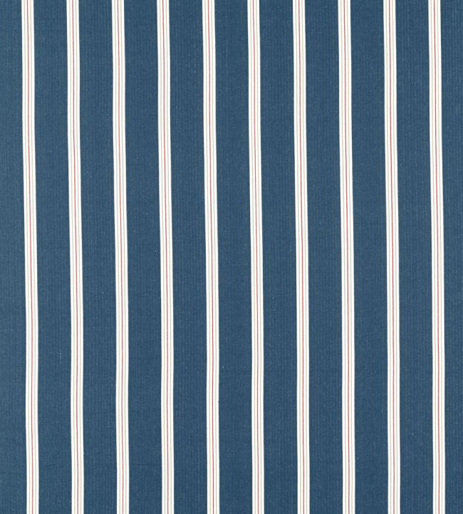 Knightsbridge Fabric by Clarke & Clarke Navy/Rouge