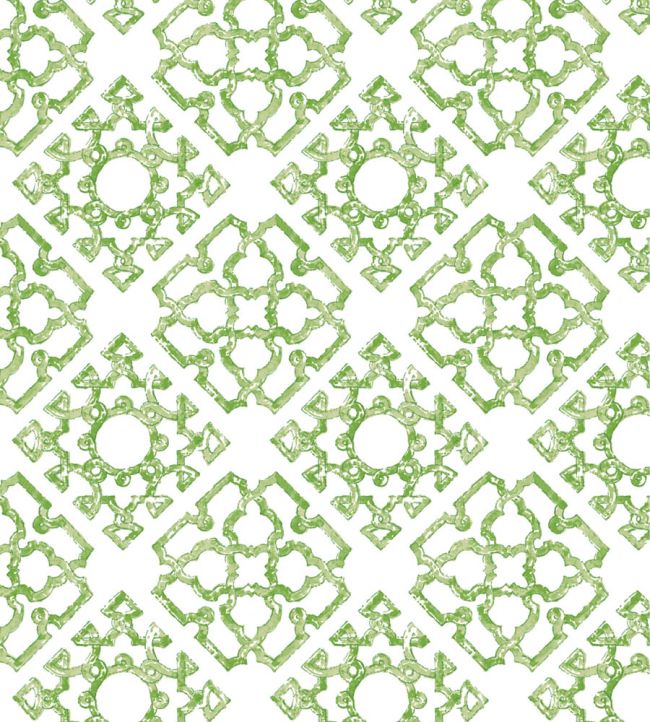 Knot Garden Fabric by Madeaux 02 Green
