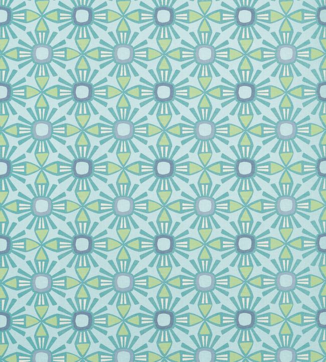 Kona Wallpaper by Thibaut Turquoise