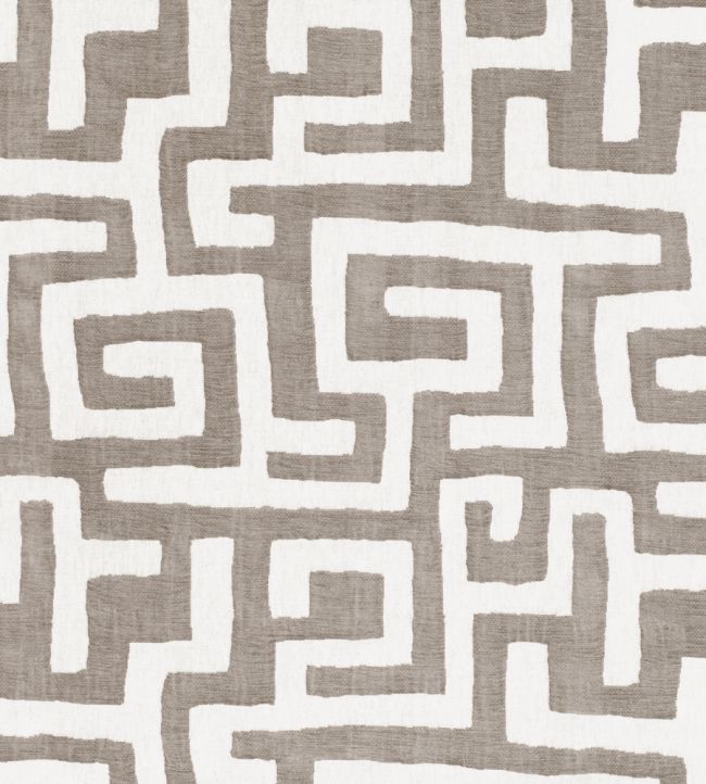 Kuba Cay Fabric by Zinc Pebble