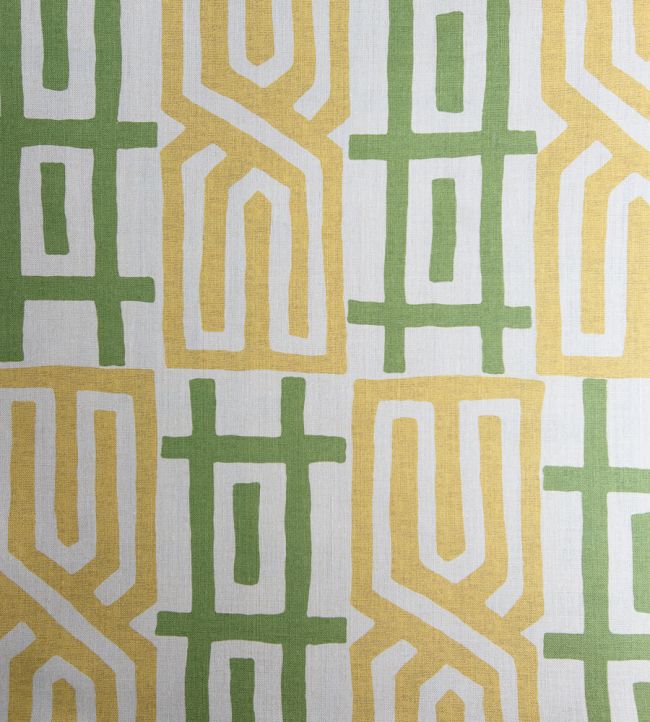 Kuba Fabric by Titley and Marr Linden & Amber