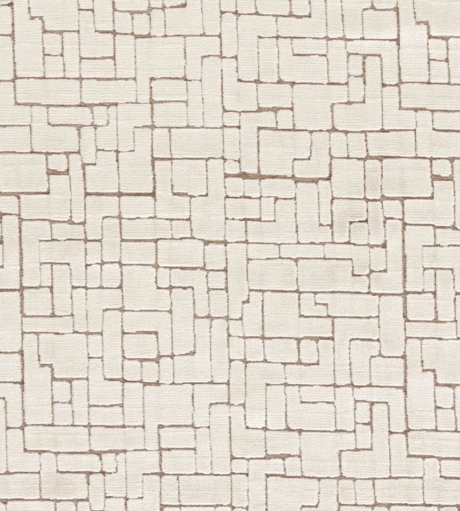 Kupka Fabric by Clarke & Clarke Ivory