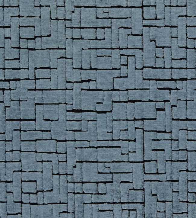 Kupka Fabric by Clarke & Clarke Navy