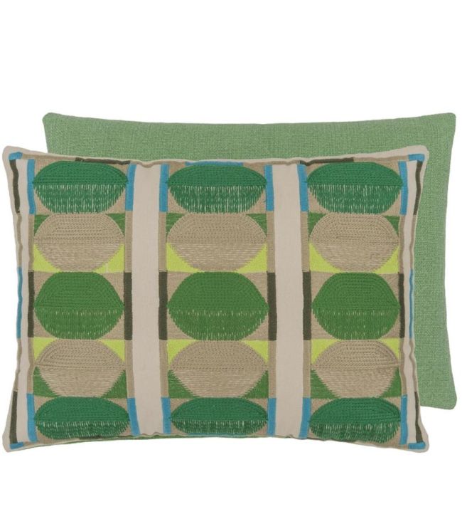 Kushime Cushion 40 x 30cm by Designers Guild Emerald