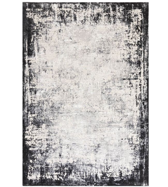 Asiatic Kuza Border rug Grey KUZA1201700005 Grey