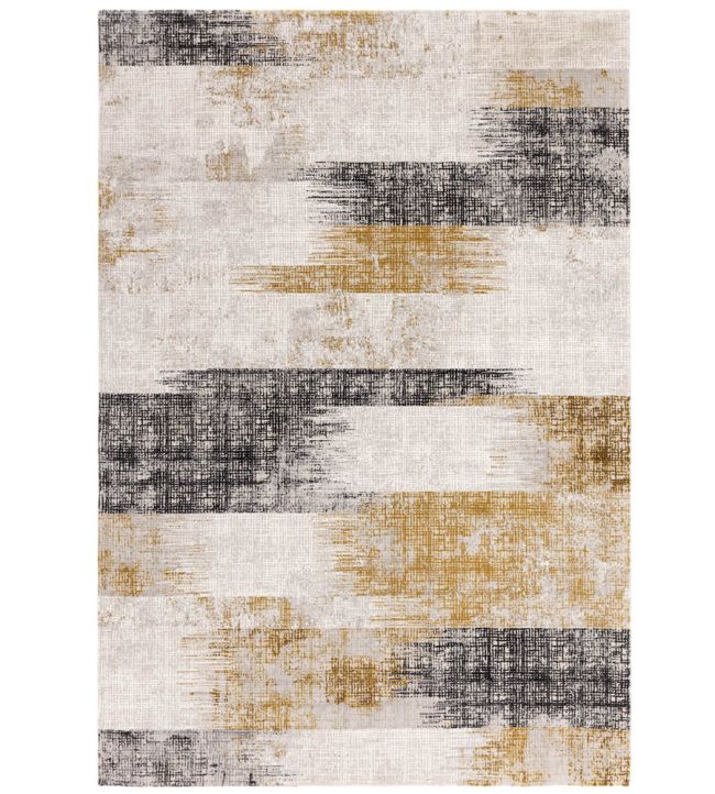 Asiatic Kuza Lines rug Gold KUZA1201700013 Gold