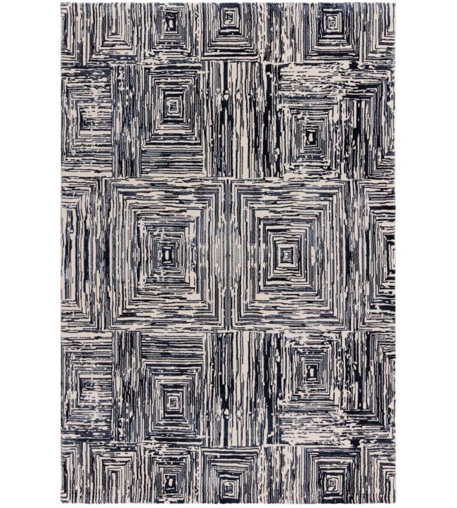 Asiatic Kuza Portrait rug Navy KUZA0801500030 Navy