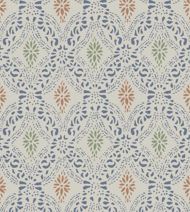 Kvarnholmen Wallpaper by Borastapeter Blue