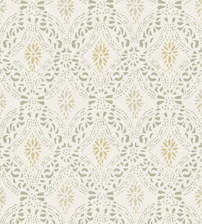 Kvarnholmen Wallpaper by Borastapeter Green