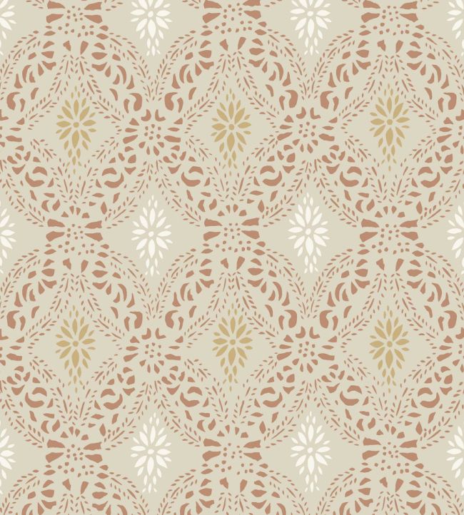 Kvarnholmen Wallpaper by Borastapeter Red