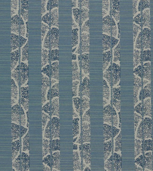 Kyoto Stripe Fabric by Zoffany Azure