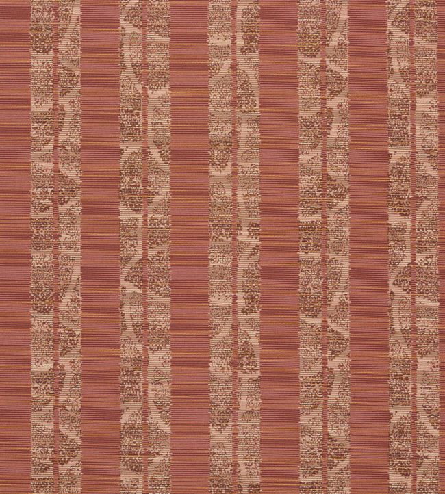 Kyoto Stripe Fabric by Zoffany Russet