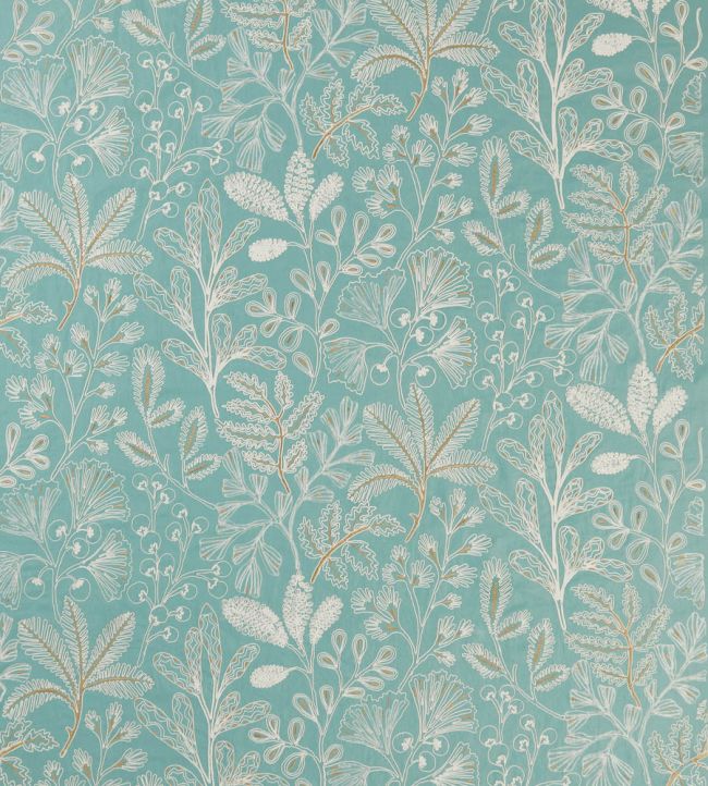 La Deviniere Fabric by Nina Campbell Blue