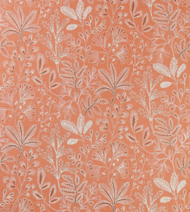 La Deviniere Fabric by Nina Campbell Orange