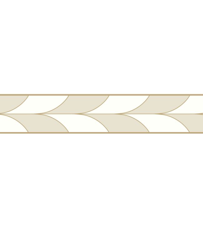 La Festive Border Wallpaper by Casadeco Beige Lin