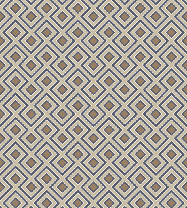 La Fiorentina Small Wallpaper by GP & J Baker Indigo