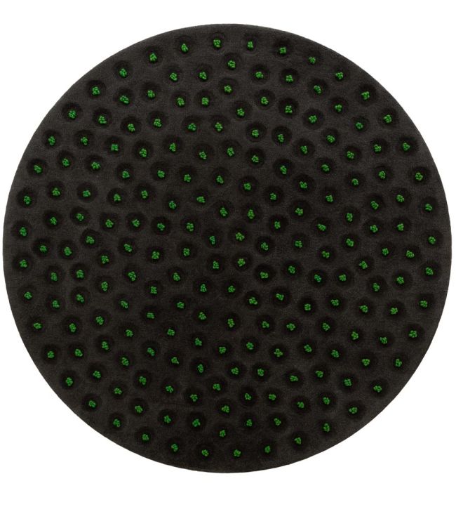 GAN La Geria-Lanzarote Round rug Charcoal 393353 Charcoal