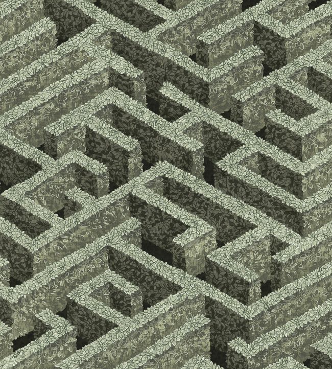 Labyrinth Wallpaper by Josephine Munsey Eucalyptus