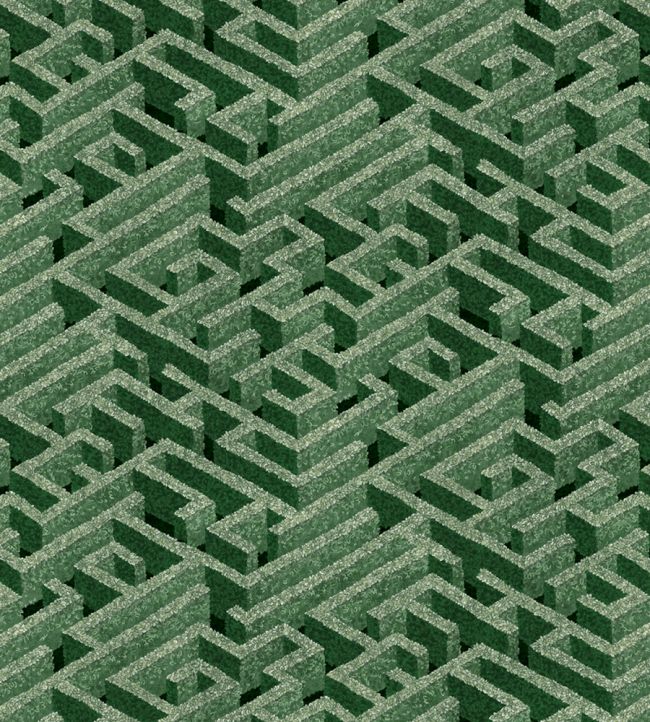 Labyrinth Fabric by Josephine Munsey Green
