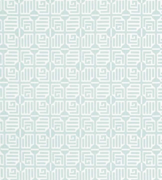 Labyrinth Velvet Fabric by Thibaut Mist