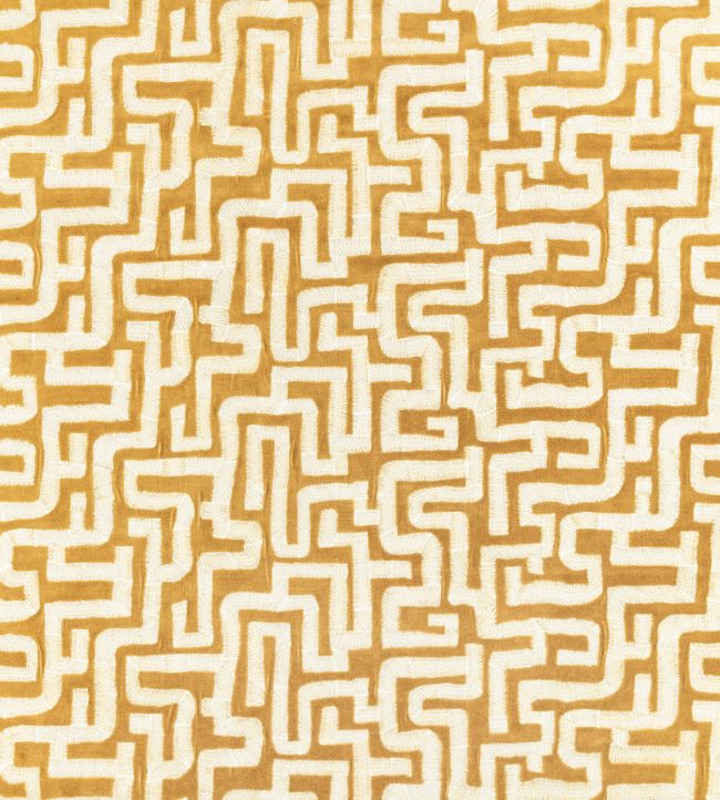 Labyrinth Fabric by Zinc Ochre
