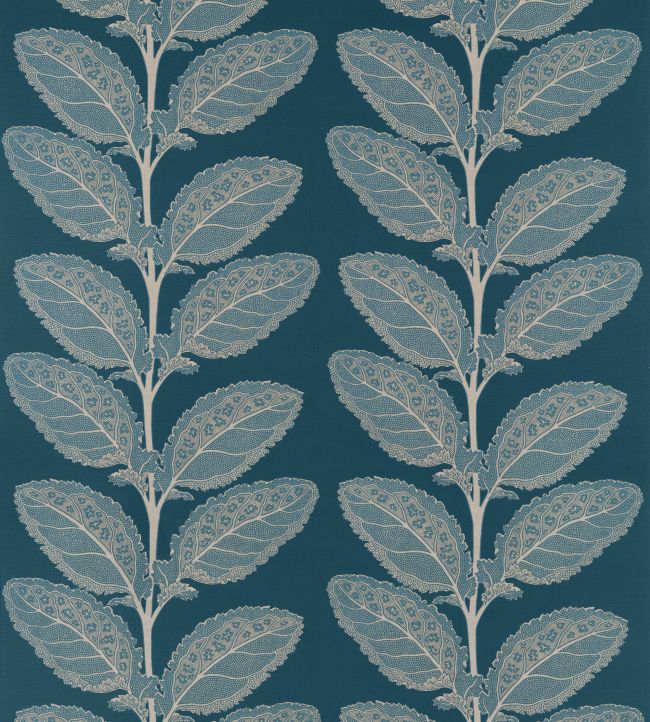 Lacinato Fabric by Thibaut Mineral