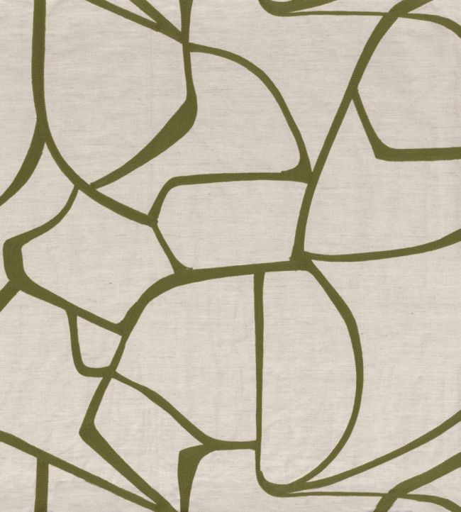 Lacis Fabric by Casamance Olive