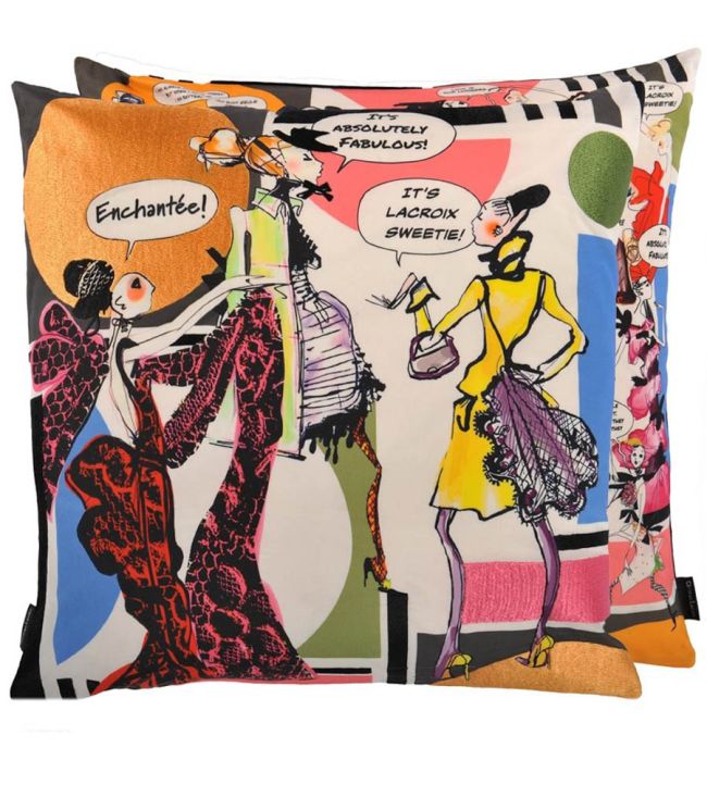 Lacroix Gossip Cushion 50 x 50cm by Christian Lacroix Multicolore